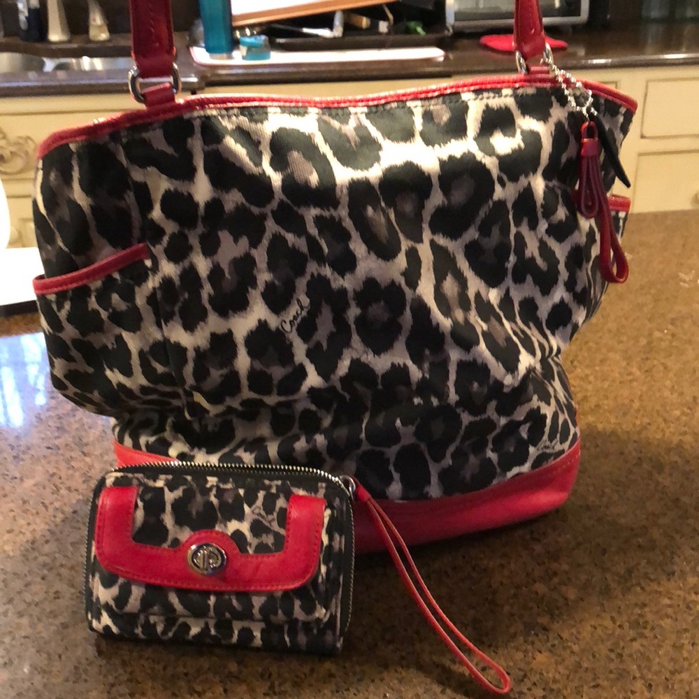 Absolutely Perfect Condition Coach wallet/tote